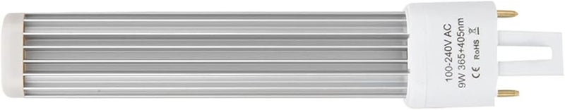 مفيس لافين 365 نانومتر 405 نانومتر ثنائي الصمام الثنائي للأشعة فوق البنفسجية 9 واط مصباح استبدال جل الأظافر - Image 2